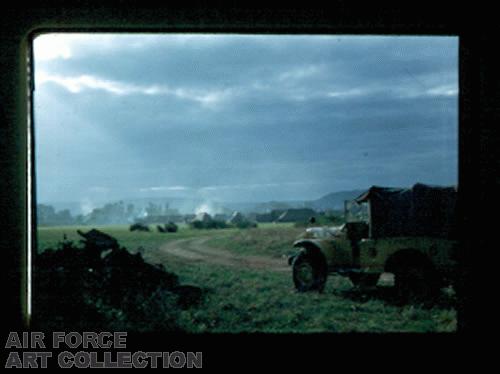 BIVOUAC AREA - 1951 MANEUVERS IN GERMANY